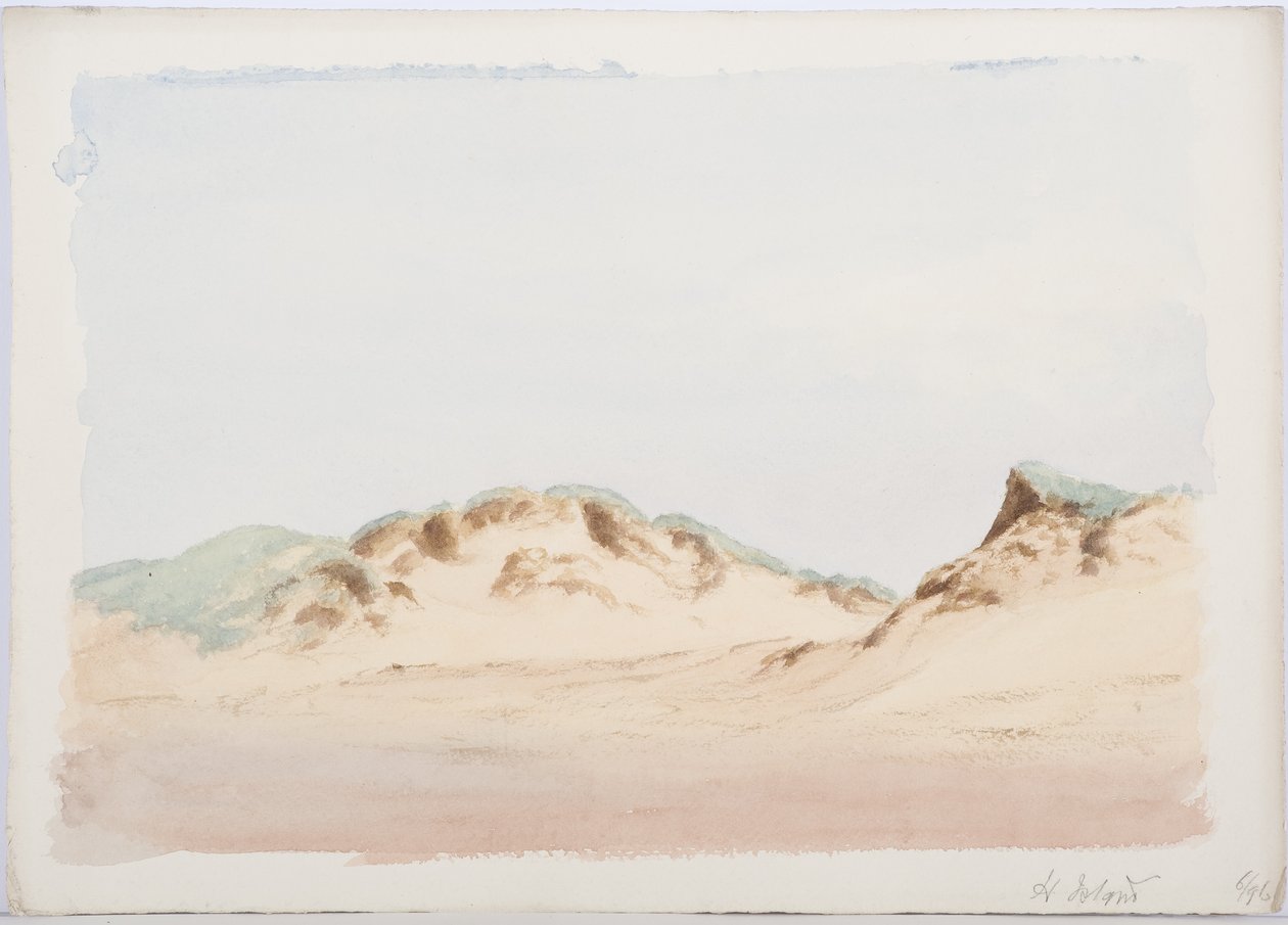 c.1916 (blyerts och wc på papper) av Daniel Oliver