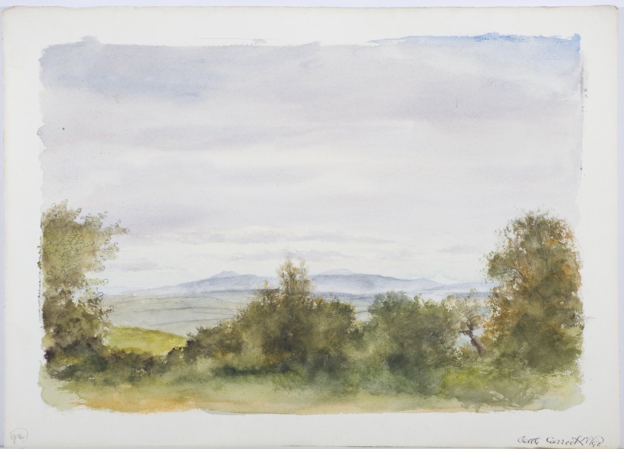 c.1916 (blyerts och wc på papper) av Daniel Oliver