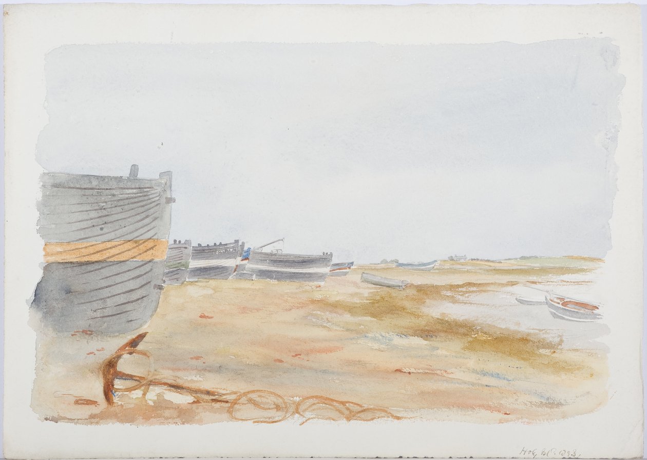 c.1916 (blyerts och wc på papper) av Daniel Oliver
