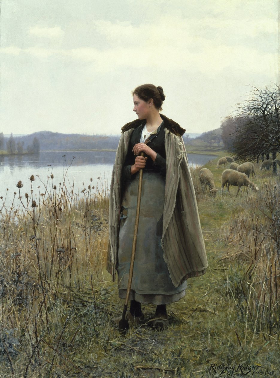Herden av Rolleboise av Daniel Ridgway Knight