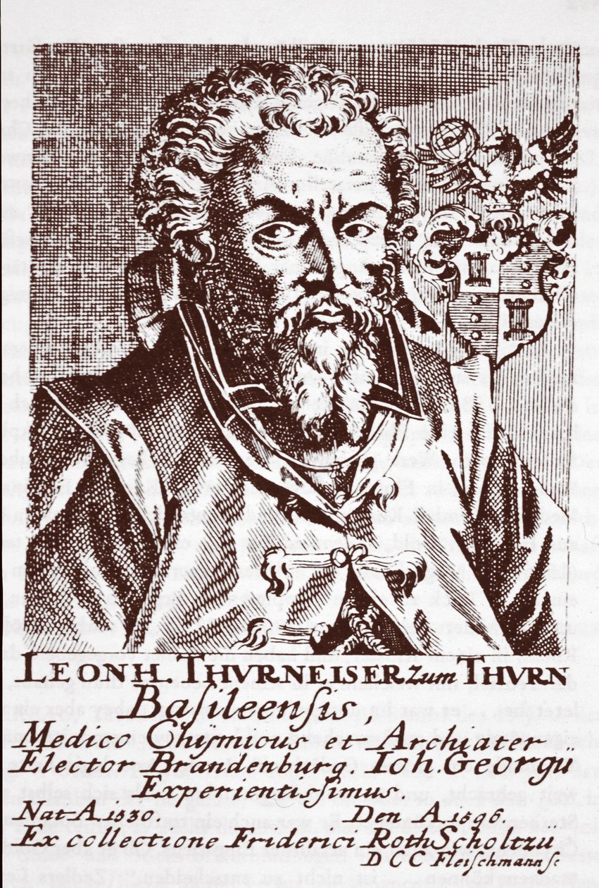 Leonhard Thurneysser zum Thurn, från Quinta Essentia, c.1569 av Daniel Seidel