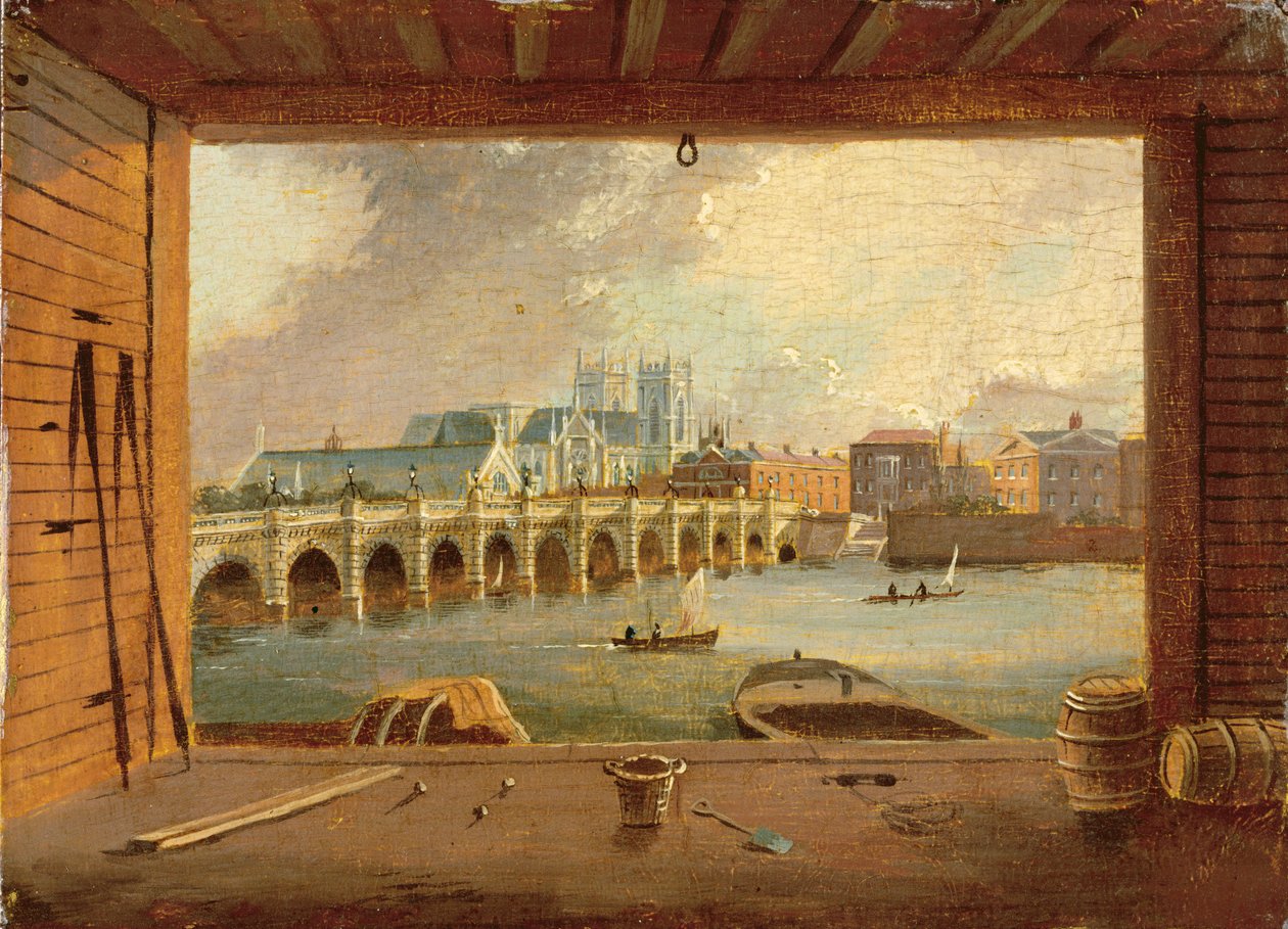 Utsikt över Westminster Bridge av Daniel Turner