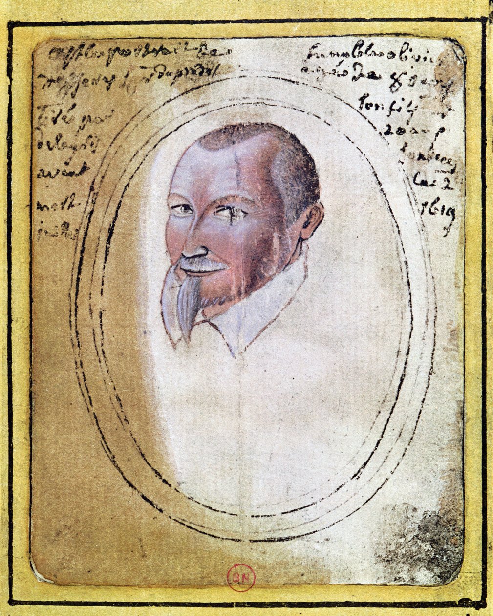 Porträtt av Olivier de Serres (1539-1619) av Daniel de Serres