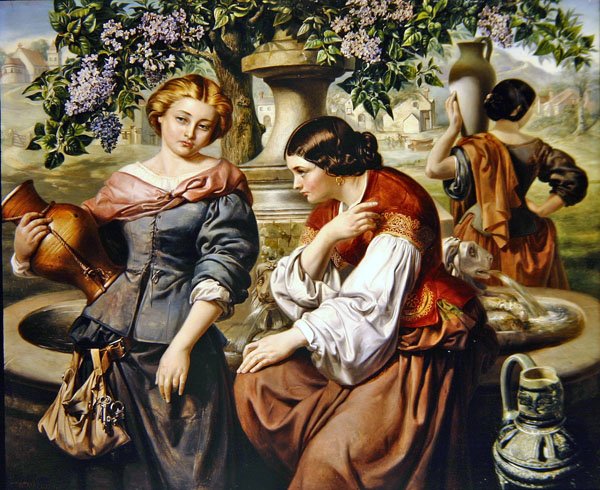 The Village Gossips av Daniel Maclise