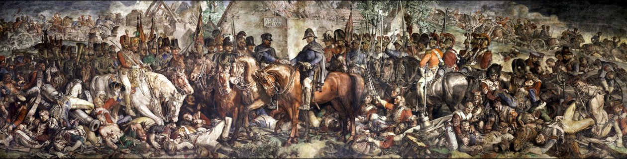 Mötet mellan Wellington och Blucher efter slaget vid Waterloo av Daniel (1806 70) Maclise