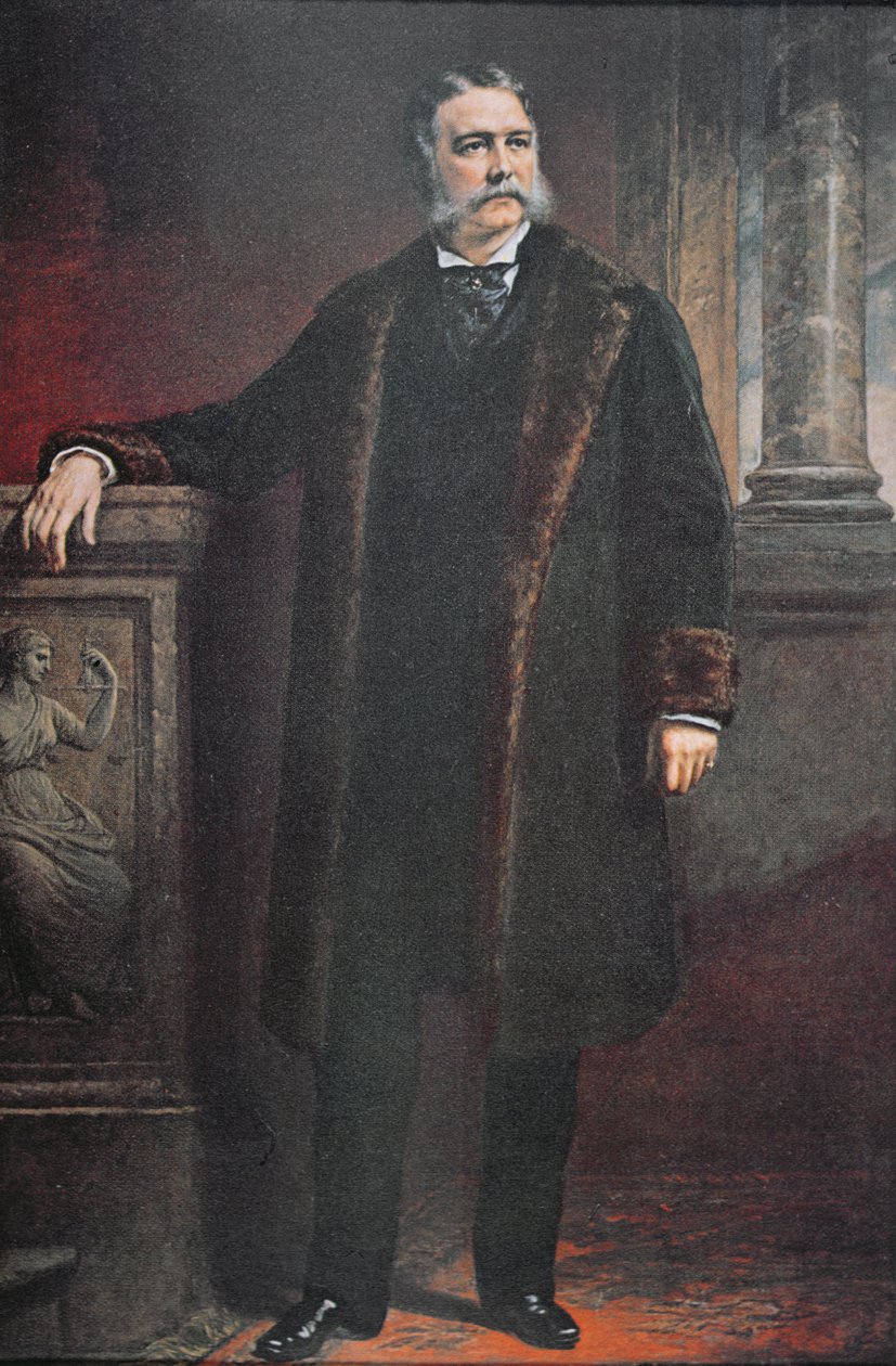 President Chester A. Arthur (lito i färg) av Daniel (after) Huntington