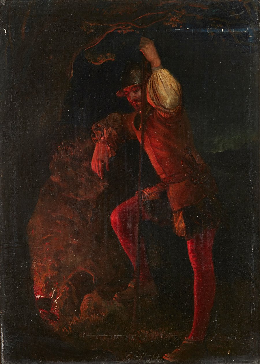 En stunds vila (olja ombord) av Daniel (follower of) Maclise