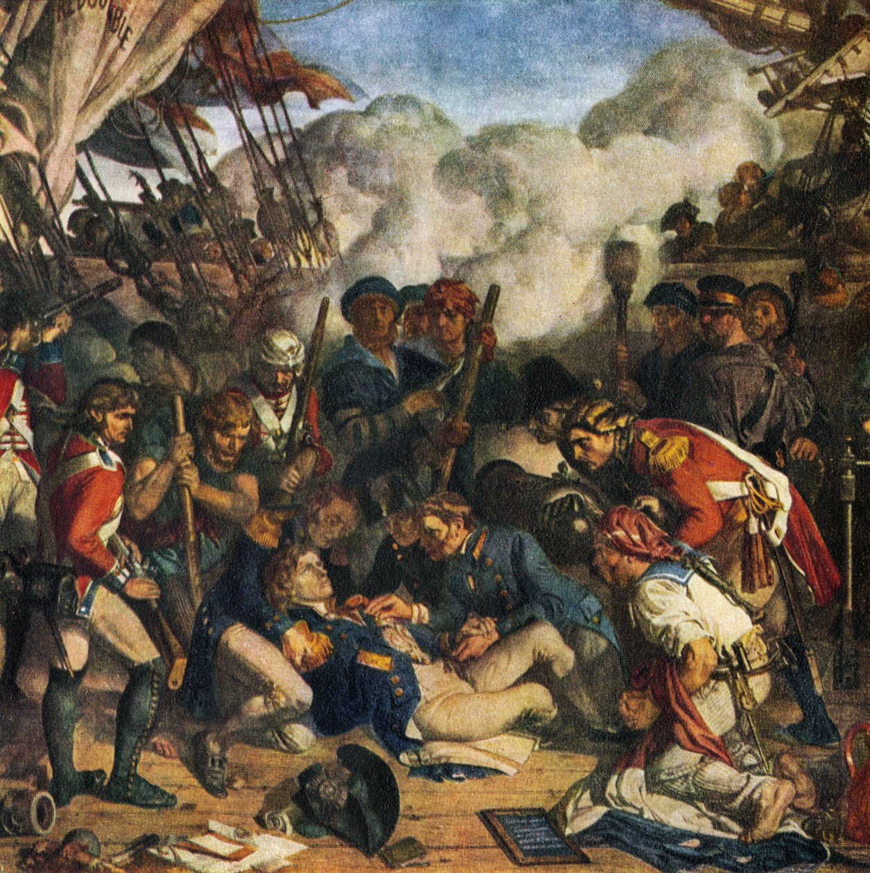 NELSON Horatio (Lord) - av Daniel 1806 70 Maclise