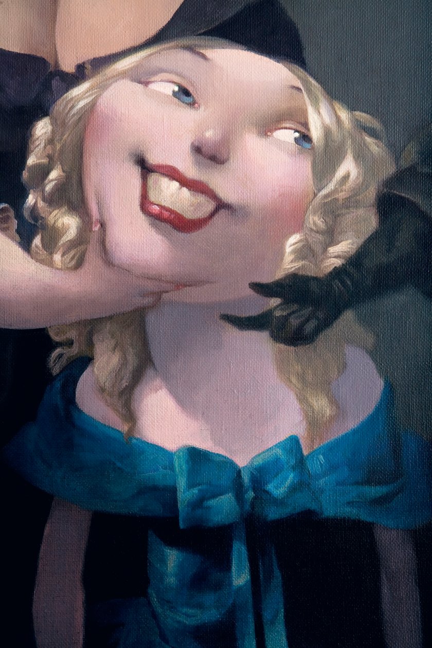 Förslaget, detalj, från Bluebeard av Charles Perrault (1628-1703) av Daniel Cacouault