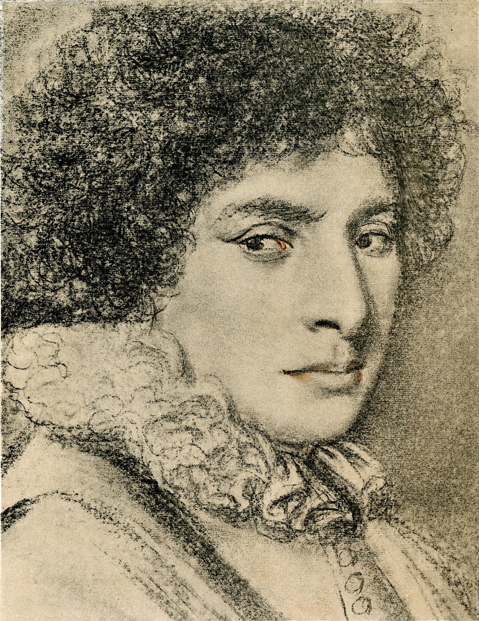 Kvinnligt porträtt av Daniel Dumonstier or Dumoustier