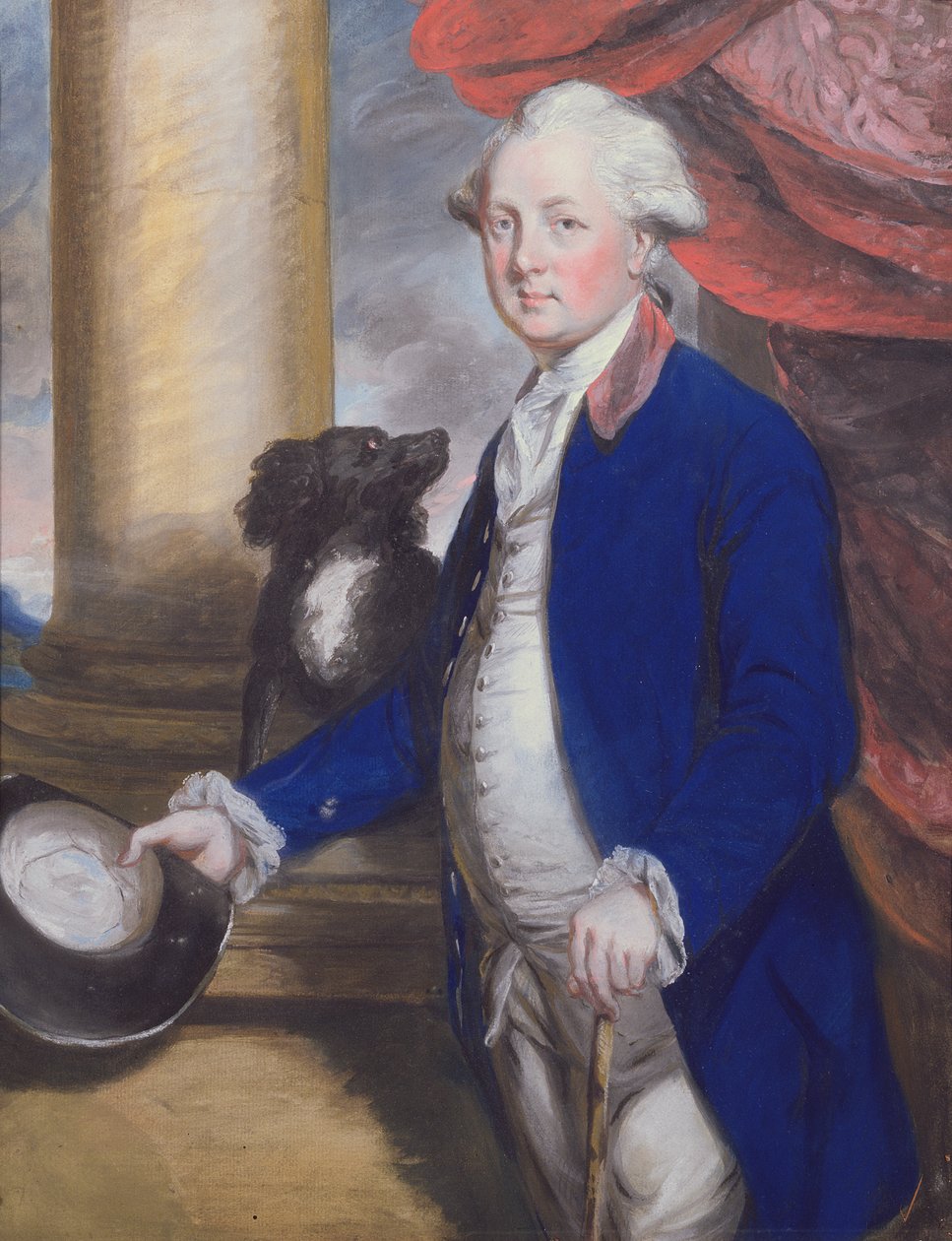 Henry (1725-1800) Lord Bridgeman (pastel) (see 239432 for pair) av Daniel Gardner