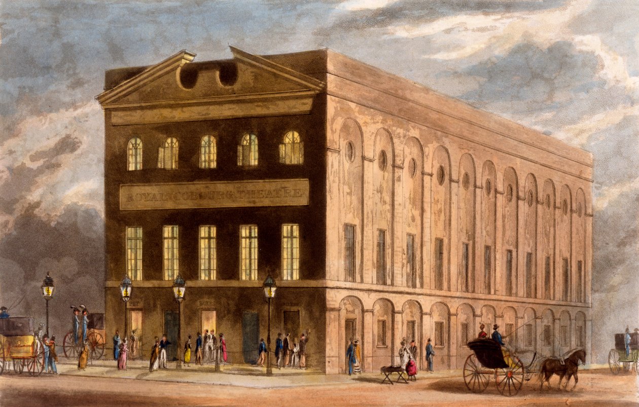 Royal Coburg Theatre, 1826 av Daniel Havell