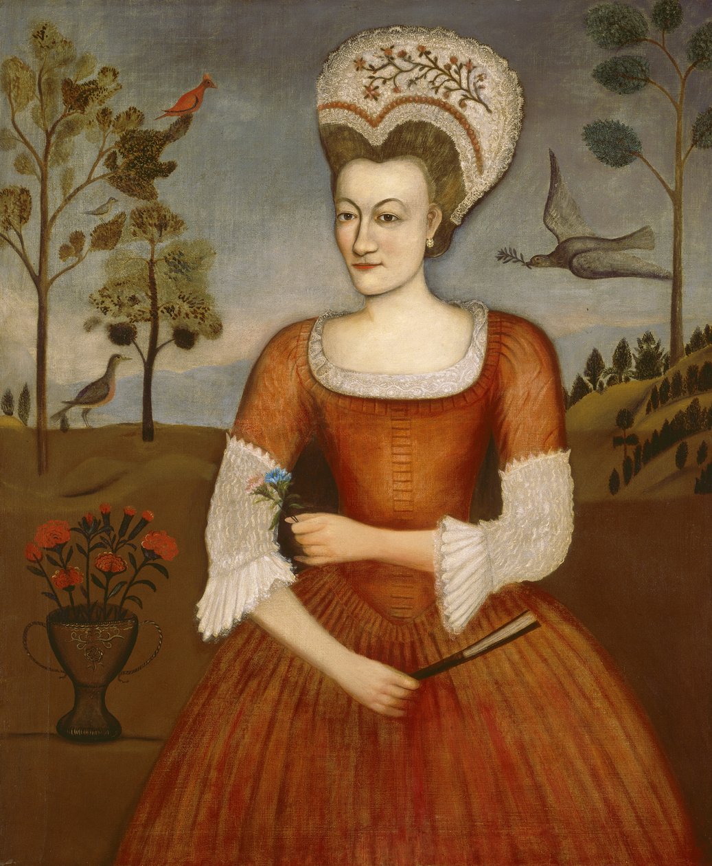 Catharine Hendrickson, ca 1770 av Daniel Hendrickson
