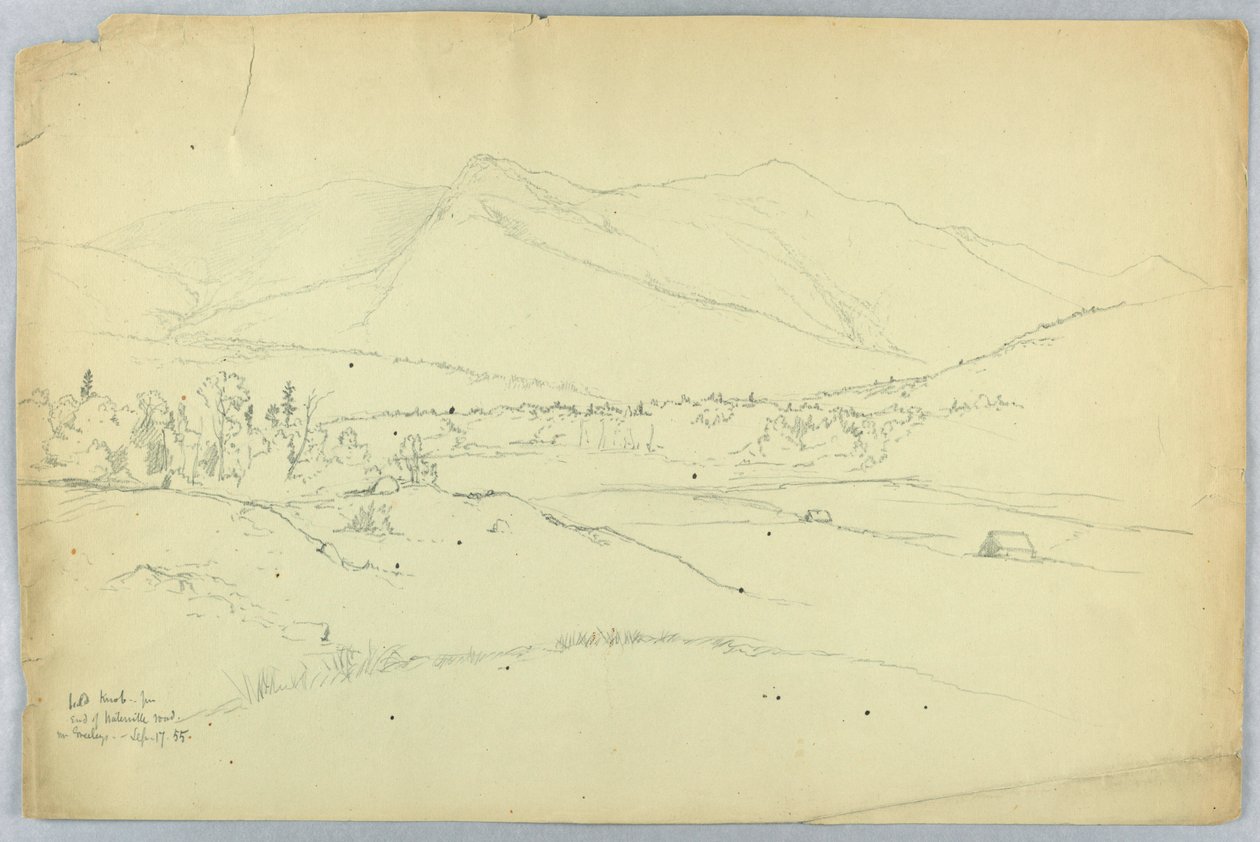 Bald Knob, från slutet av Waterville Road, Gurley