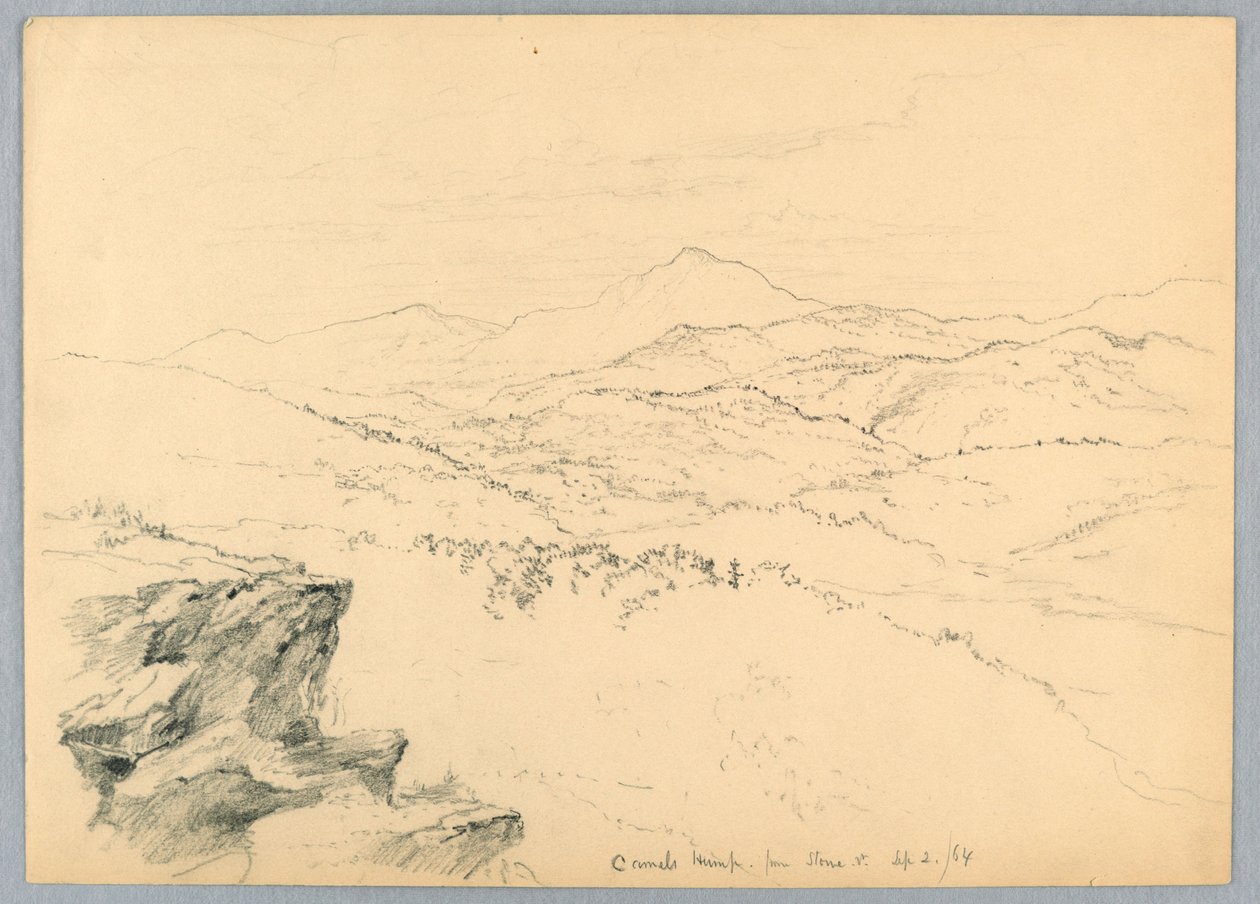 Camels Hump från Stowe, Vermont av Daniel Huntington
