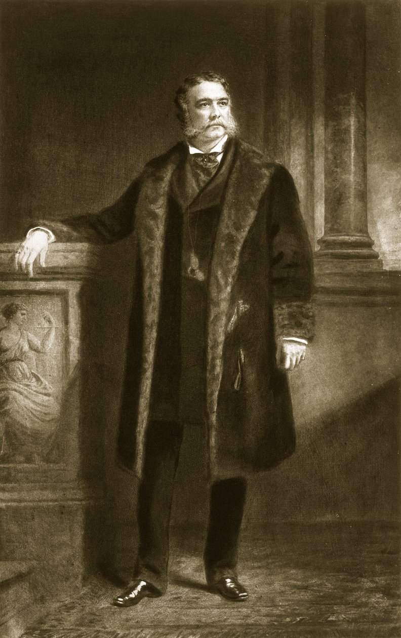 Chester A. Arthur, USA:s 21:e president, pub. 1901 (fotogravyr) av Daniel Huntington