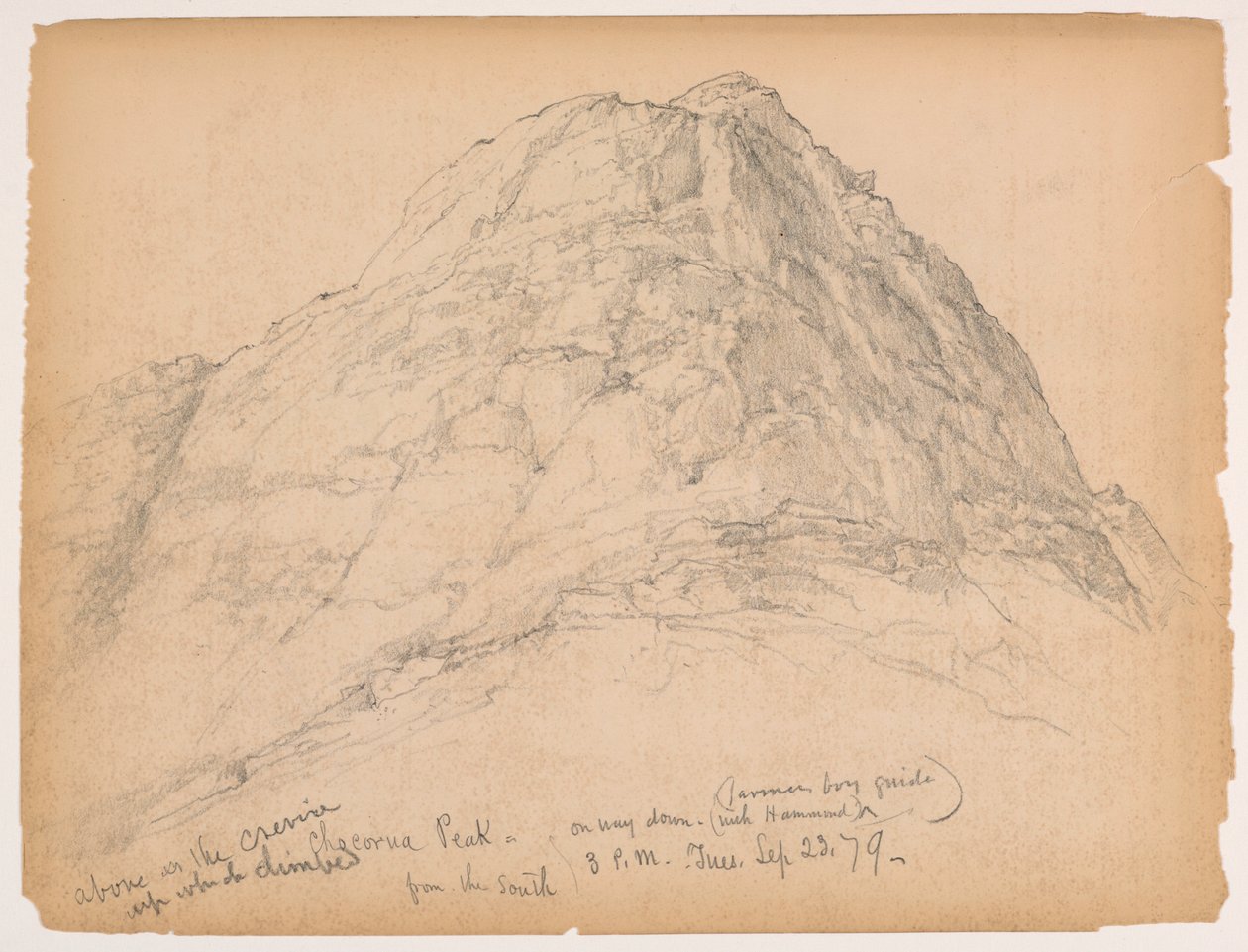 Chocorua Peak från en sydaxel av Daniel Huntington