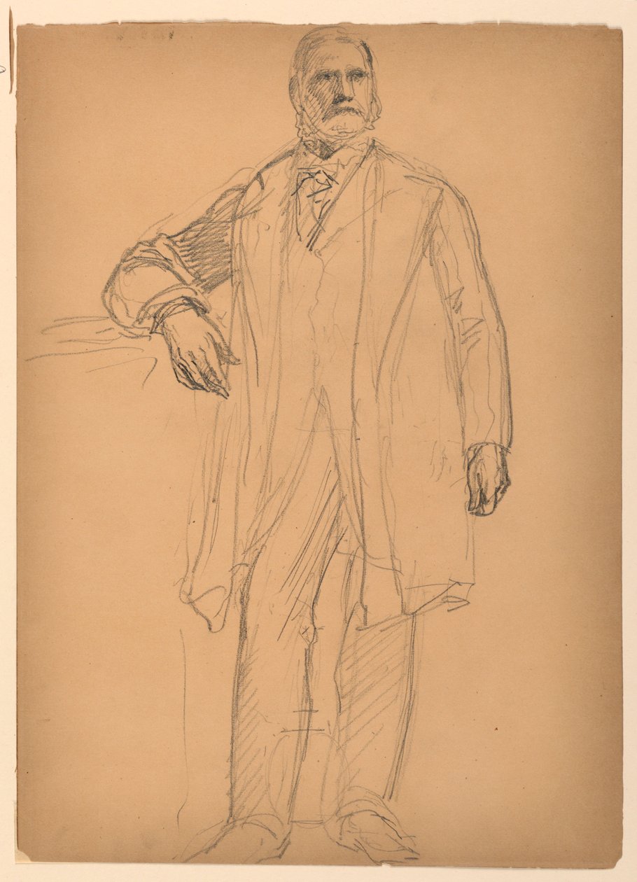 Teckning, president Chester Alan Ar, juni 1886 av Daniel Huntington
