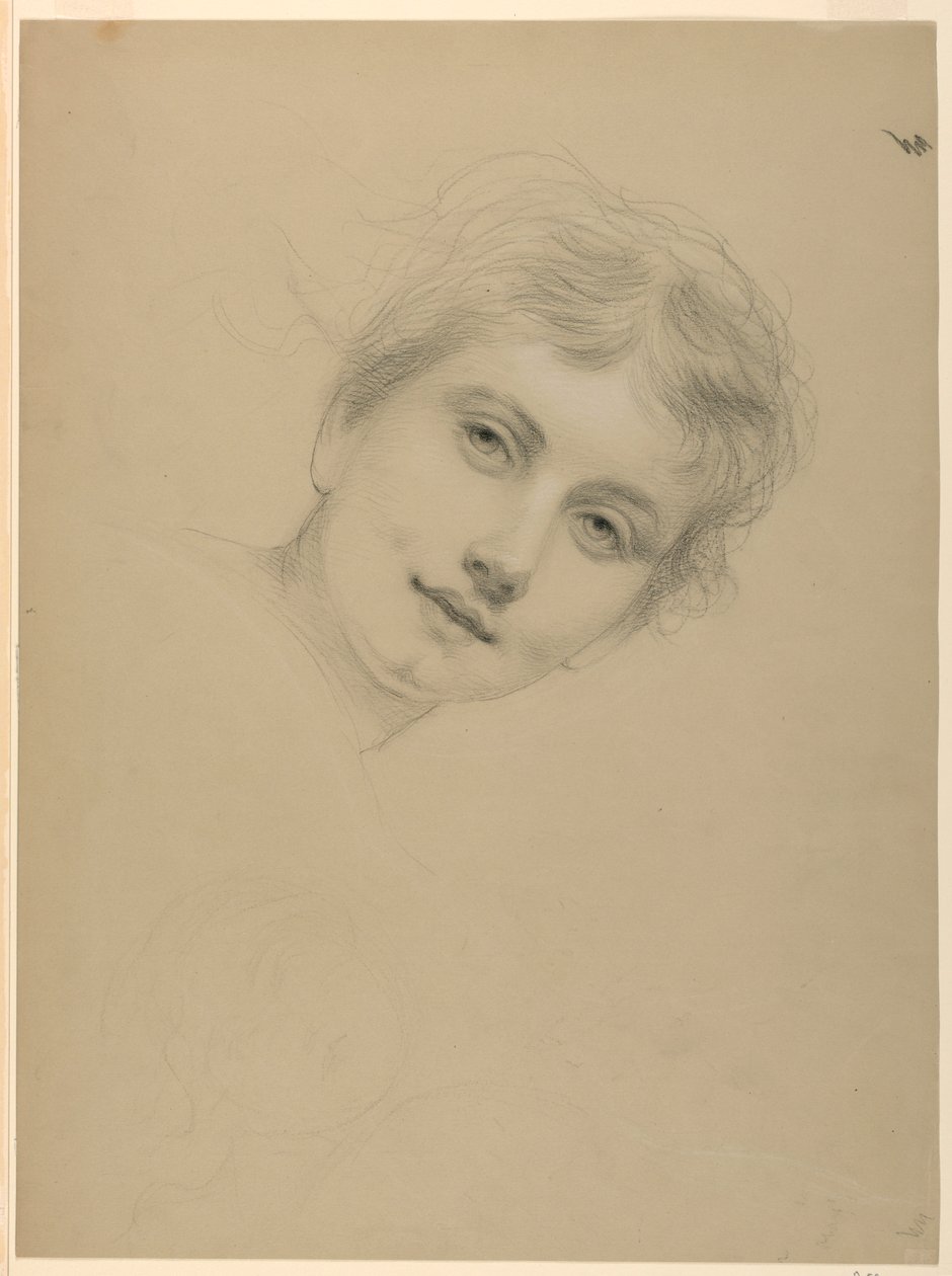 Teckning, Studie till The National Ac, 1887 av Daniel Huntington