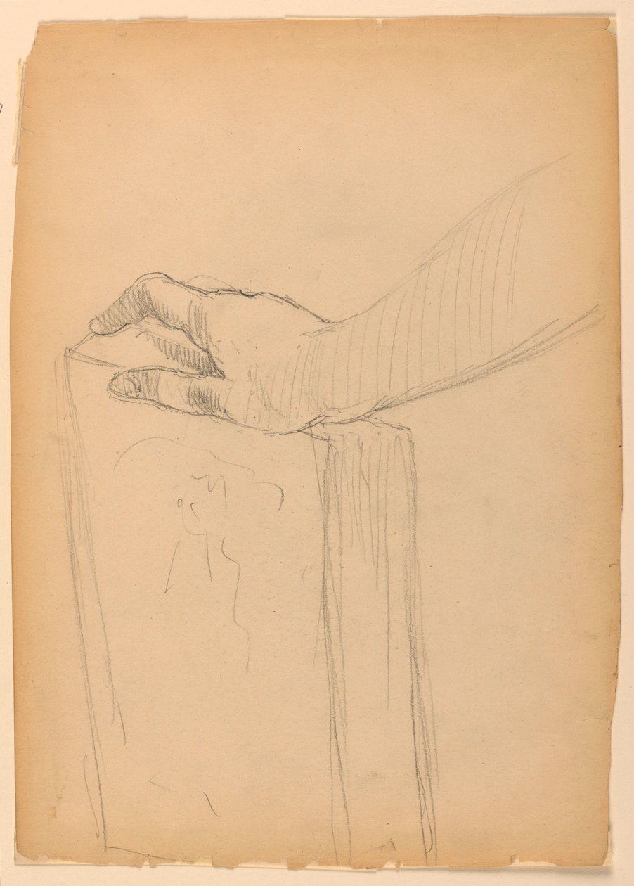 Teckning, Studie till The National Ac, 1887 av Daniel Huntington
