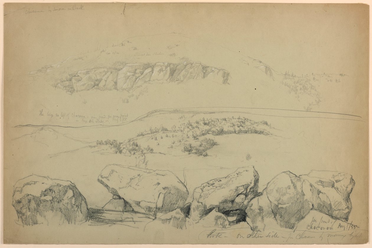 Framför Mount Chocorua, New Hampshire av Daniel Huntington