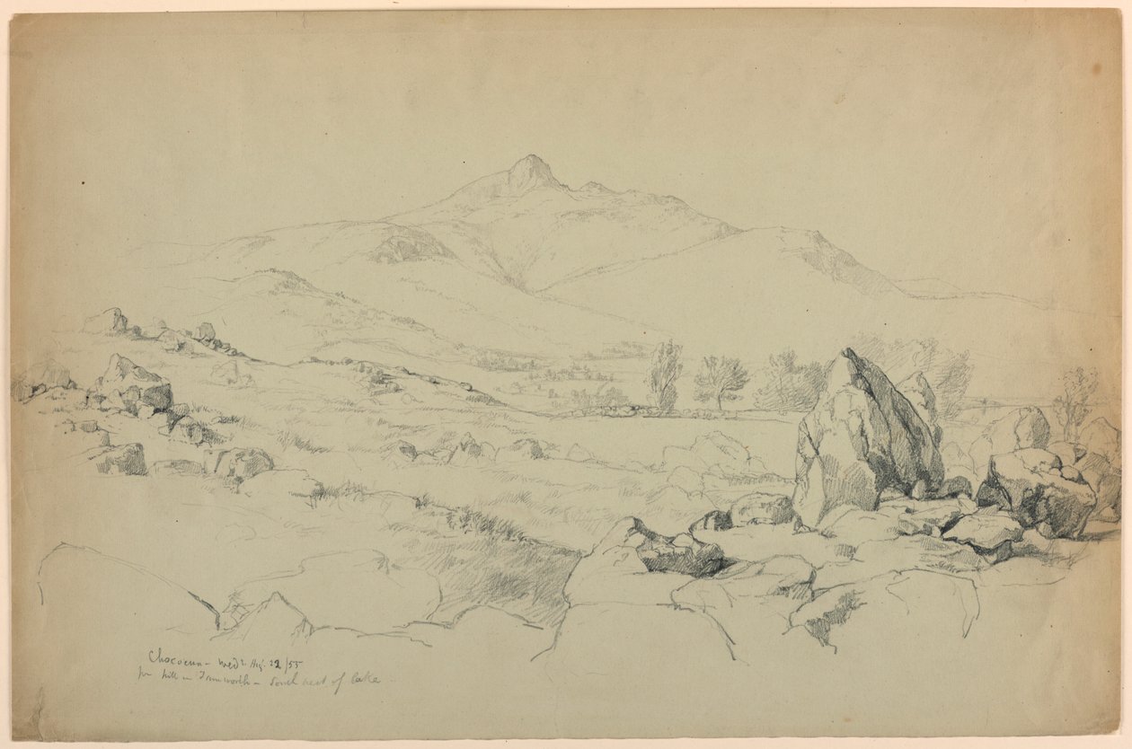 Mount Chocorua från Hill nära Tamworth, sydväst om sjön av Daniel Huntington