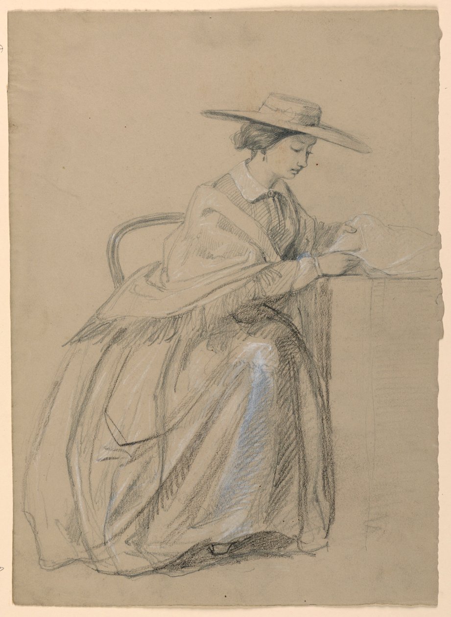 Mrs. Sheppard Gandy Sittande av Daniel Huntington