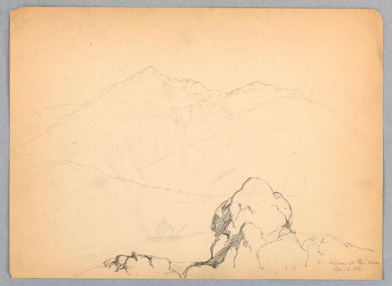 Mt. Jefferson vid Glen House, New Hampshire av Daniel Huntington