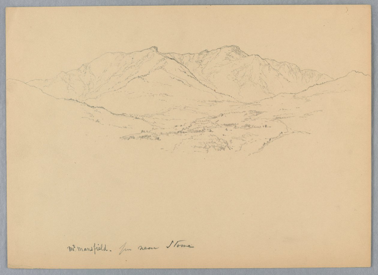 Mount Mansfield från nära Stowe, Vermont av Daniel Huntington