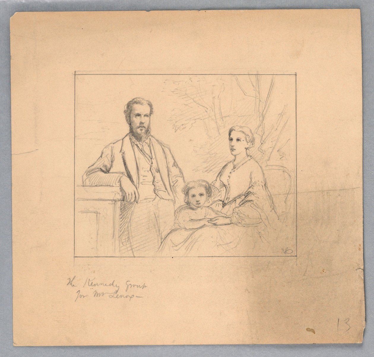Studie för "Titian Showing av Daniel Huntington