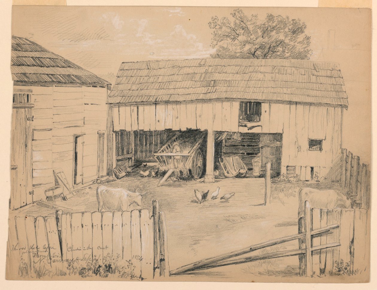 Thompsons Farm i North Conway, New Hampshire av Daniel Huntington