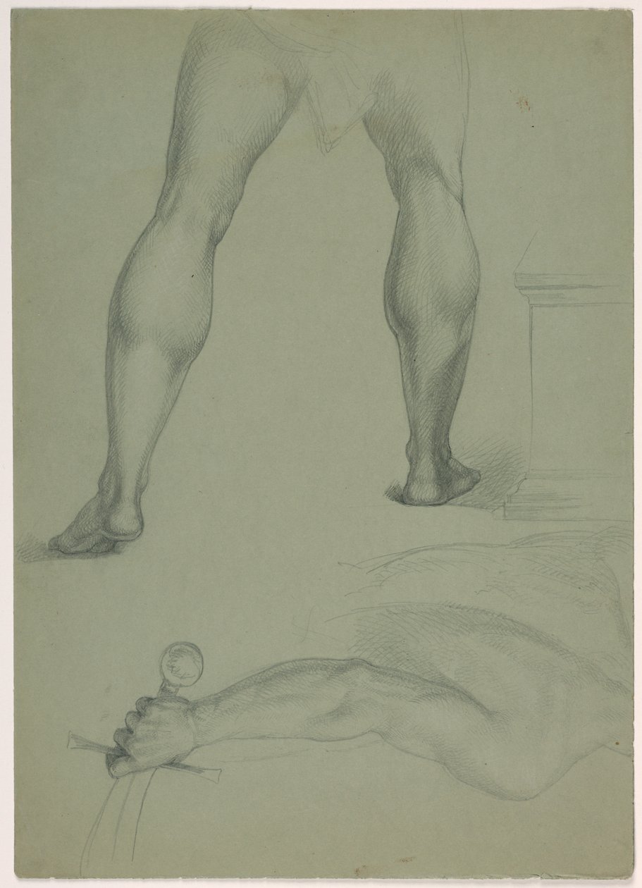 Två partiella anatomiska studier av Daniel Huntington