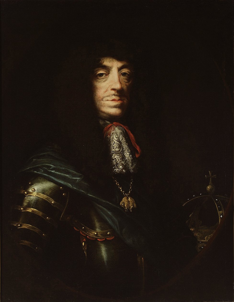 Jean II Casimir Vasa - Porträtt av Johannes II Casimir Vasa (1609-1672) av Schultz, Daniel, den yngre (1615-1683). Olja på duk, storlek: 90x71, ca 1661, Muzeum Narodowe, Warszawa av Daniel Jerzy Schultz