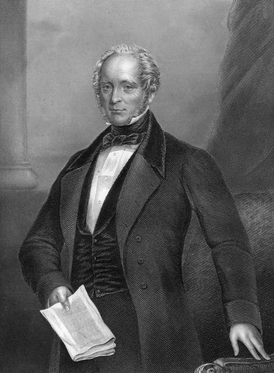 Henry John Temple 1784-1865, 3:e Viscount Palmerston, brittisk statsman, 1857. av Daniel John Pound