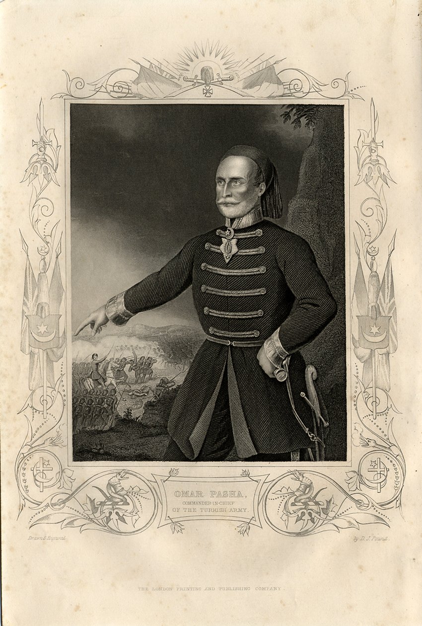 Porträtt av Omar Pasha, 1856 av Daniel John Pound