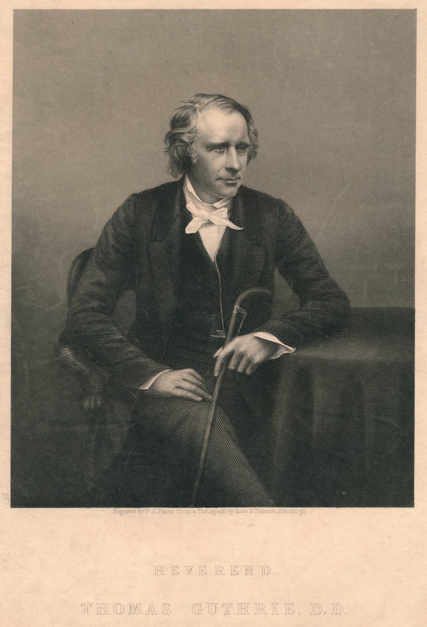 "Reverend Thomas Guthrie, D.D.", 1850-talet av Daniel John Pound