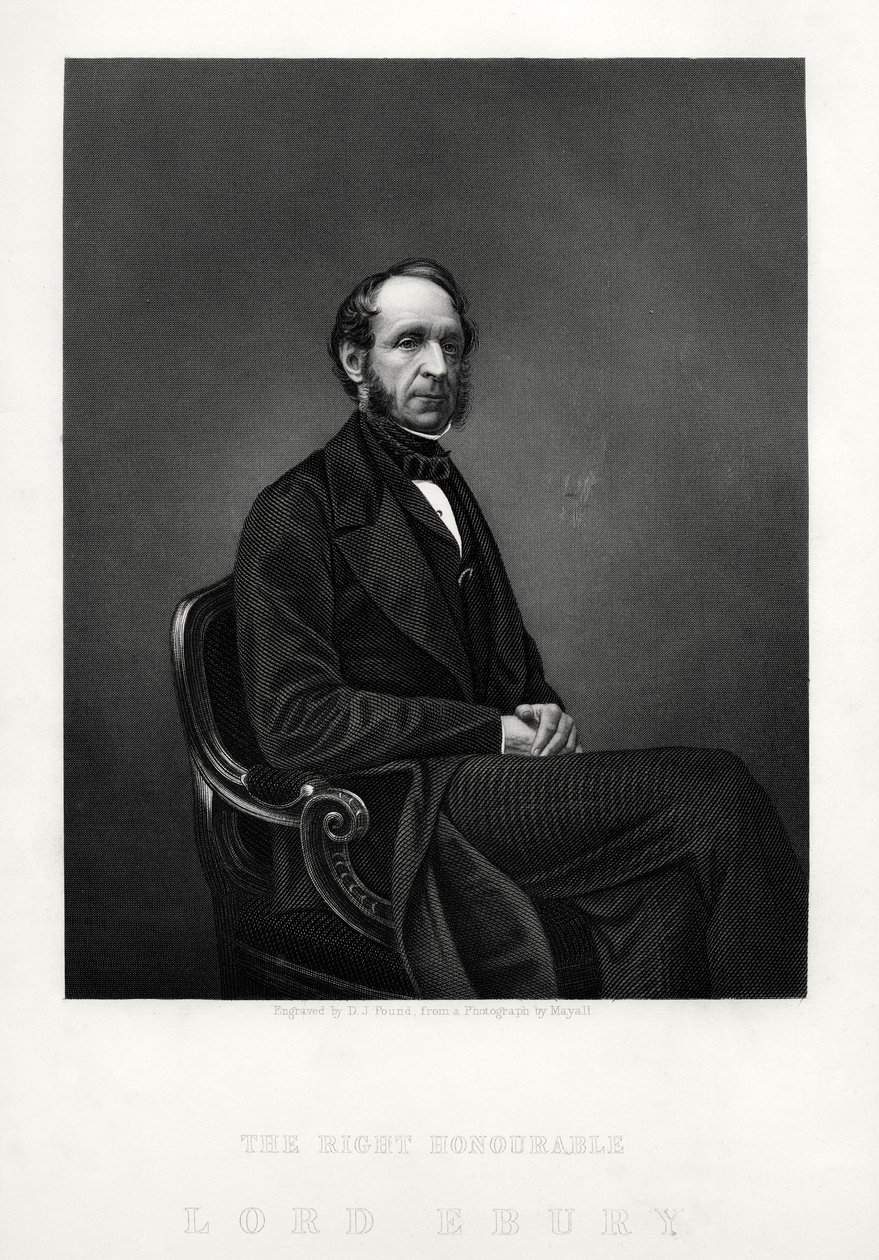 Richard Grosvenor, 2:a markis av Westminster, engelsk aristokrat, c1880. av Daniel John Pound
