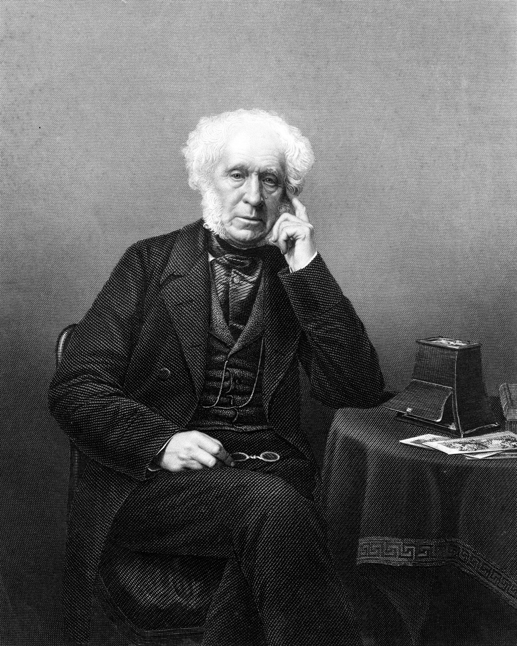 Sir David Brewster, skotsk vetenskapsman, uppfinnare och författare från 1800-talet. av Daniel John Pound