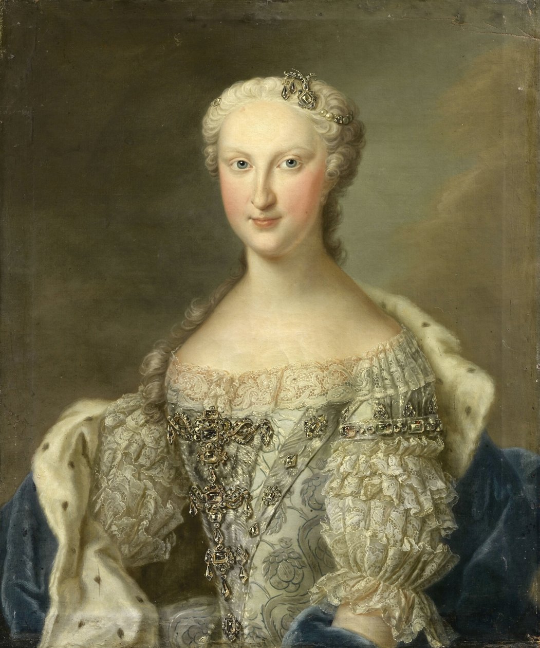 Marie-Thérèse-Raphaëlle de Bourbon, Infanta av Spanien, Dauphine av Frankrike 1745 av Daniel Klein