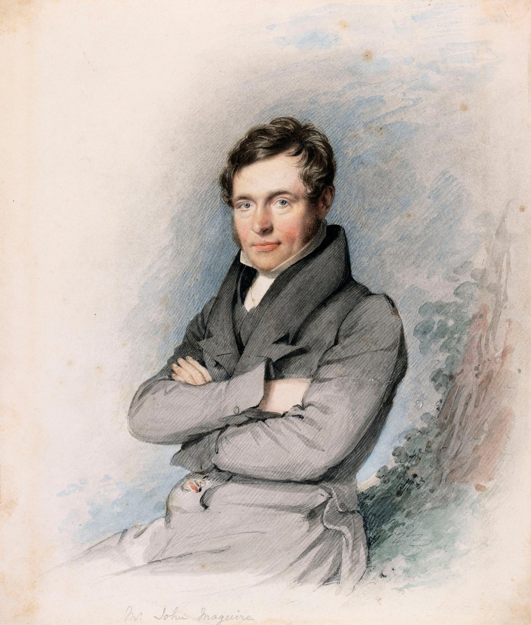 Porträtt av John Maguire av Daniel Maclise