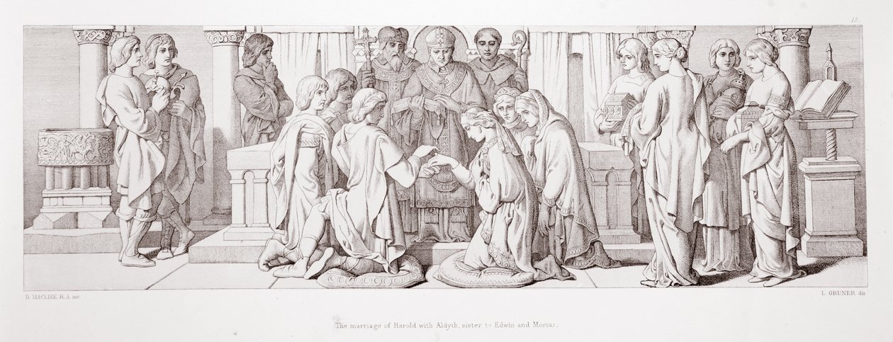 Harolds äktenskap med Aldyth, syster till Edwin och Morcar, från 
