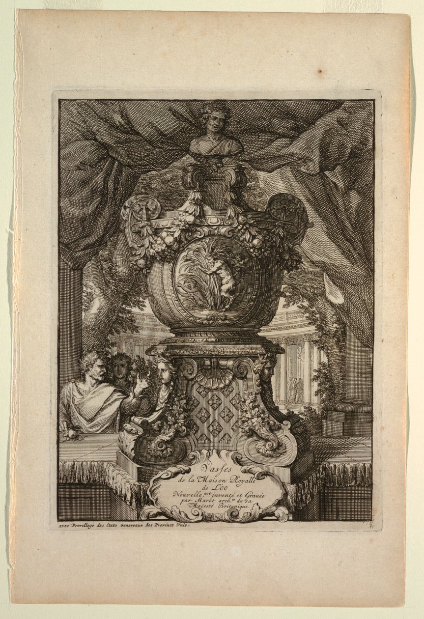 Titelsida, Vasses de la Maison Royalle de L