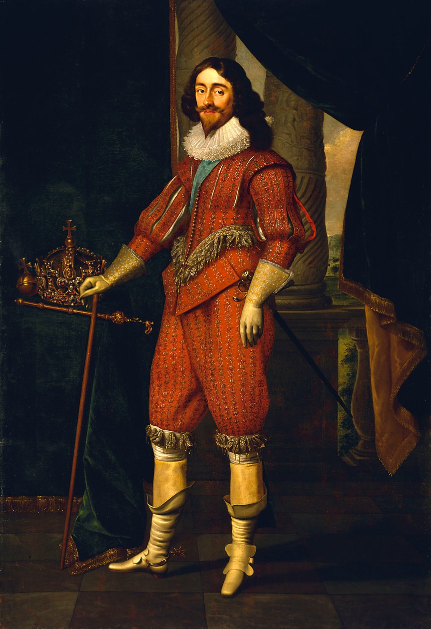 Karl I (1600-1649), ca 1631 (olja på duk) av Daniel Mytens