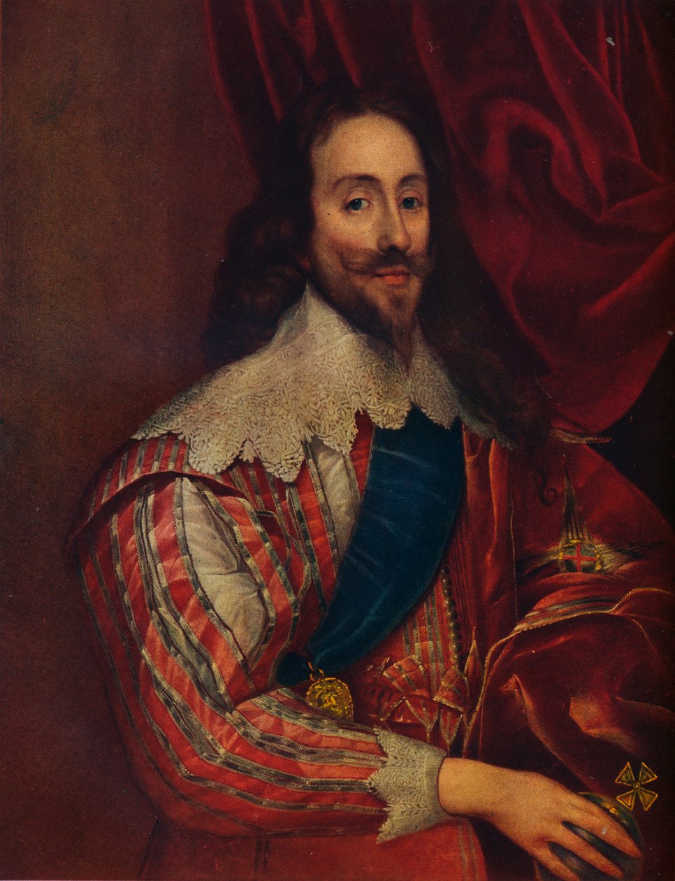 Charles I, kung av Storbritannien och Irland, 1600-talet, 1913 av Daniel Mytens