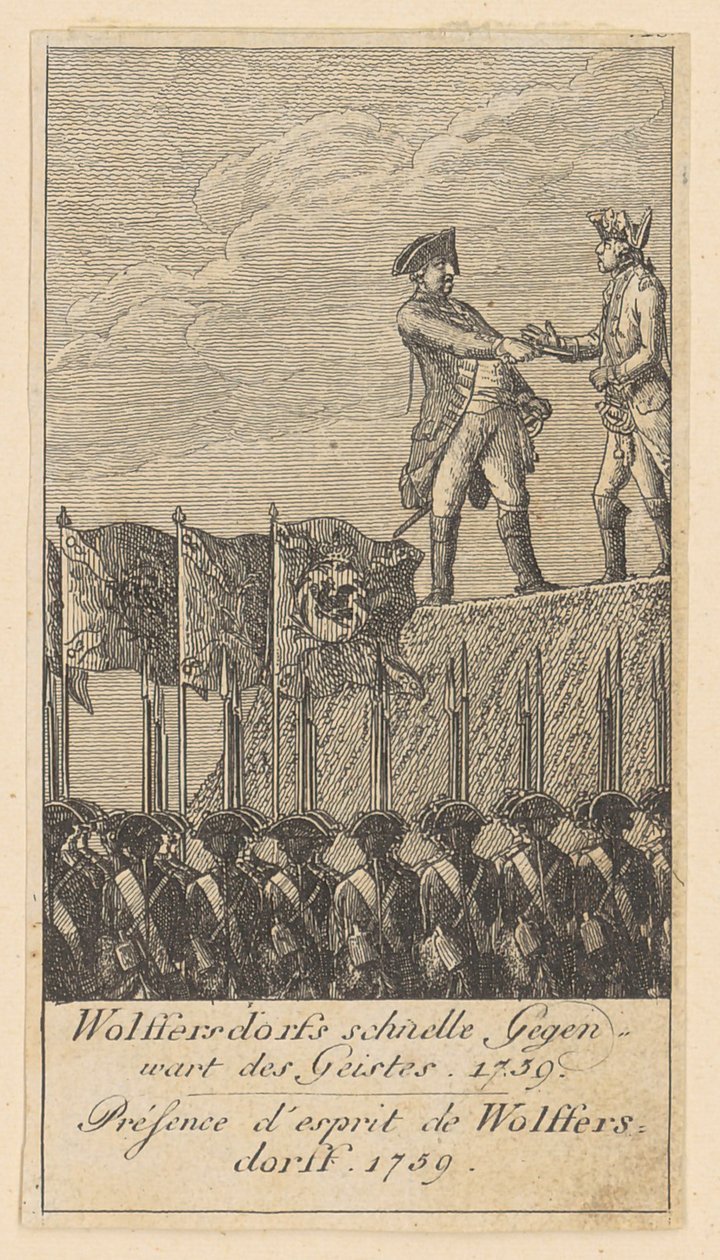 Blad 10 i ”Brandenburgiska krigsscener” av Daniel Nikolaus Chodowiecki