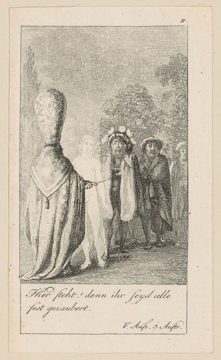 Blad 11 till Shakespeares "Stormen" av Daniel Nikolaus Chodowiecki