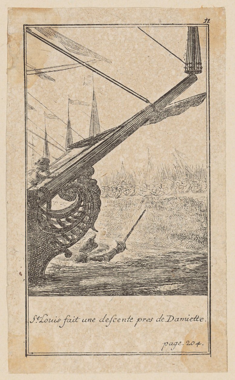 Blad 11 till ”Historie de Croïsades” av Joh. Christoph Mayer av Daniel Nikolaus Chodowiecki