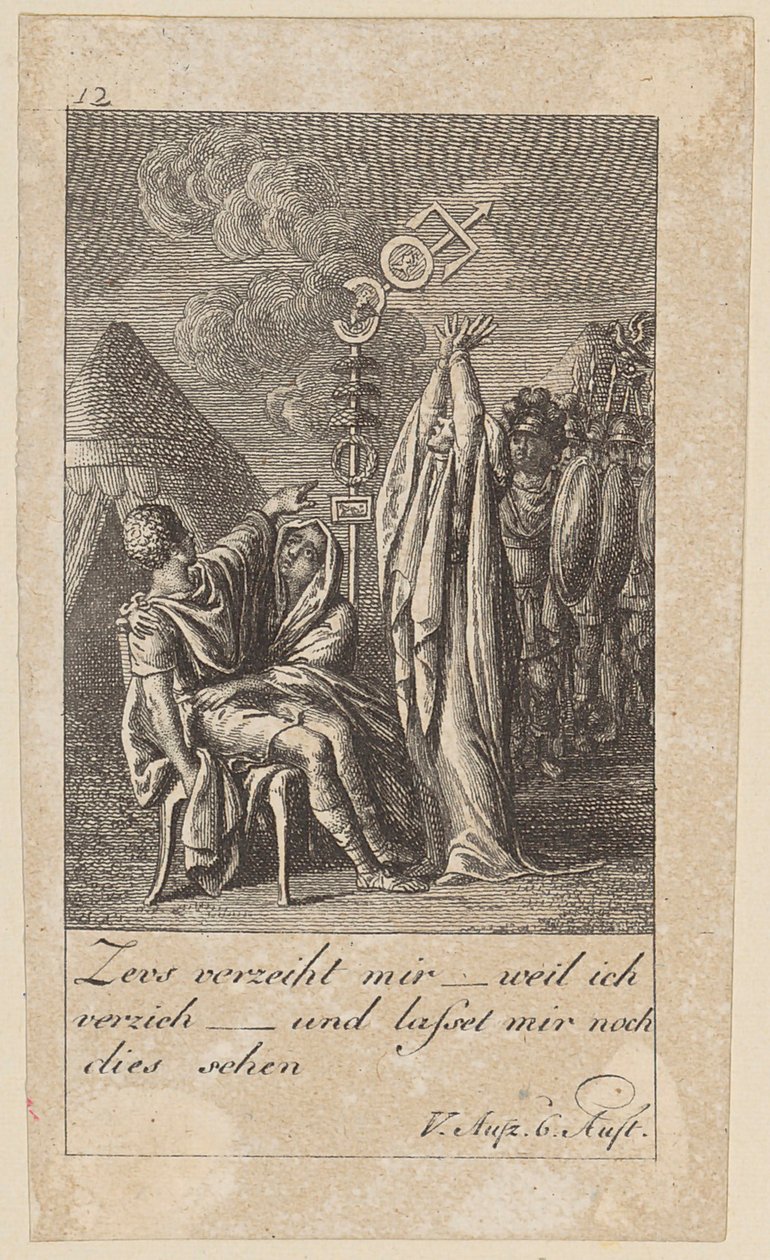 Plansch 12 till Shakespeares ”Coriolanus” av Daniel Nikolaus Chodowiecki