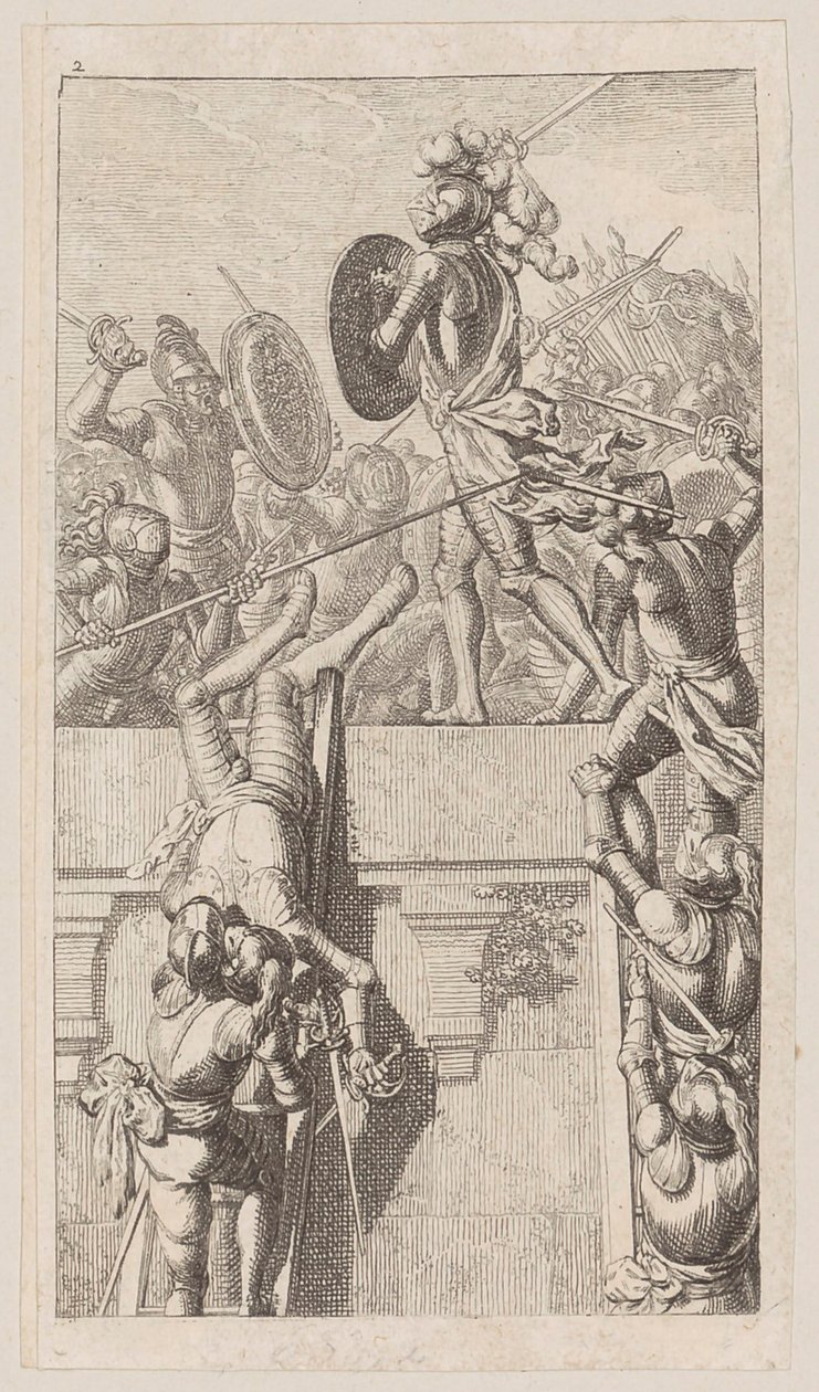 Blad 2 till "Preussisk-brandenburgsk statshistoria", andra delen av Daniel Nikolaus Chodowiecki
