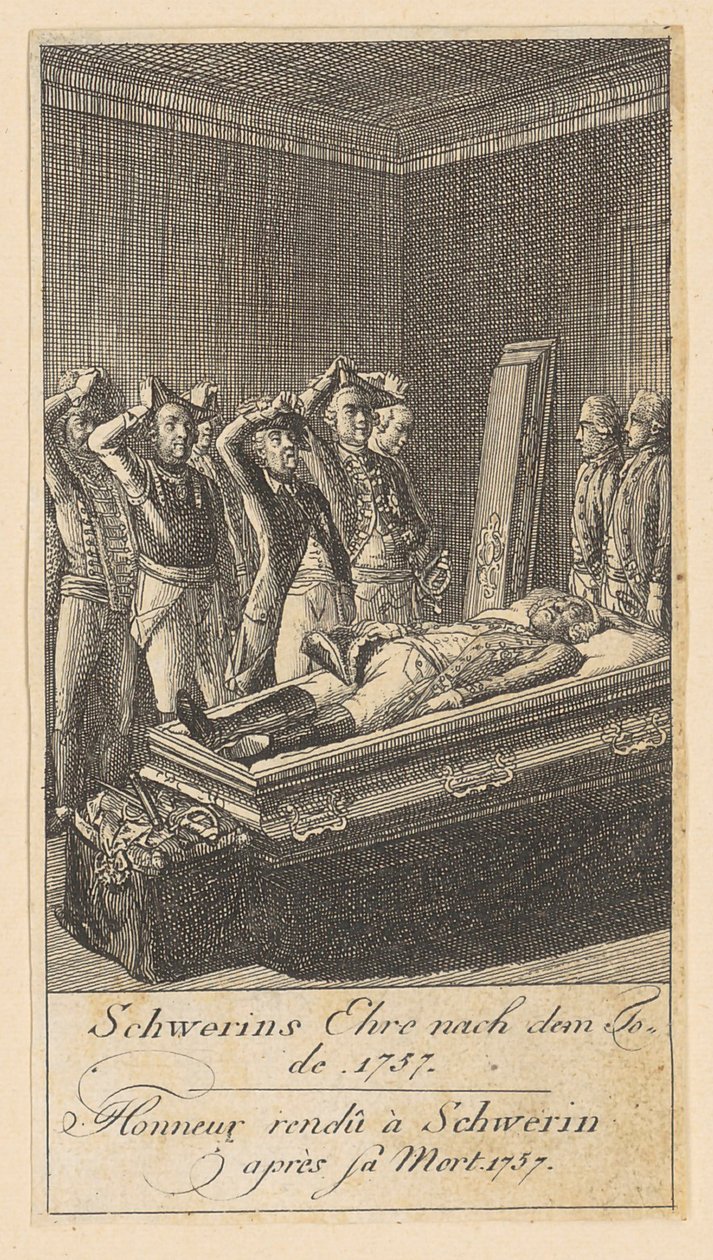 Blad 6 av ”Brandenburgska krigsscener” av Daniel Nikolaus Chodowiecki